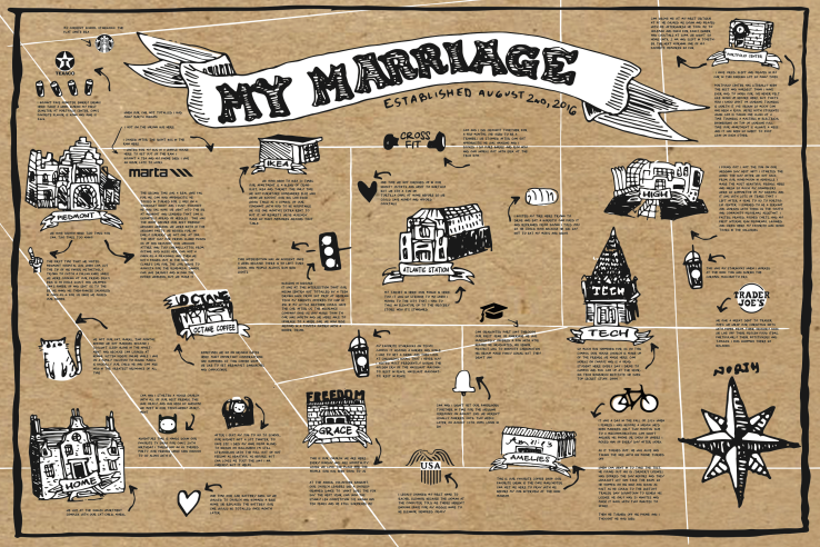 marriage map mock up